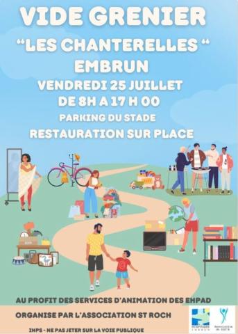 Vide grenier les Chanterelles 2025