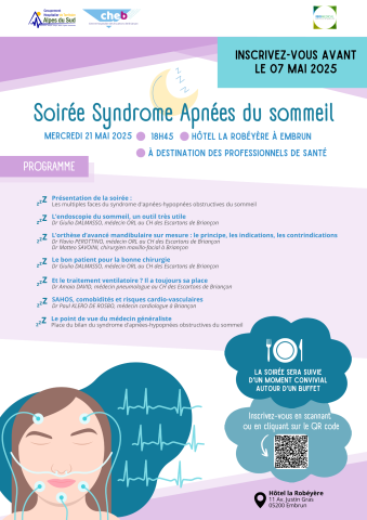 Rappel Soirée Syndrome Apnées du Sommeil